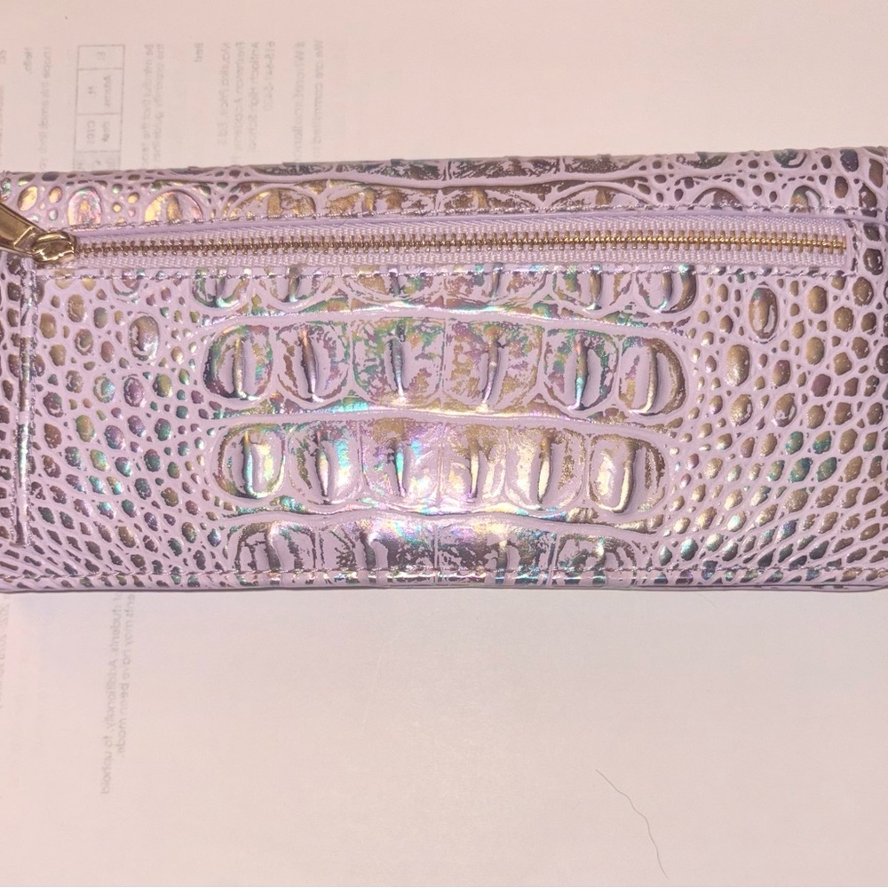 Brahmin Ady Wallet in Violet Wonderland - Picture 2 of 6